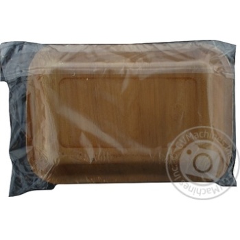 Тарілка TCM Natural дерев`яна прямокутна 16*24см 3шт х20 купить, цены на МегаМаркет - фото 2