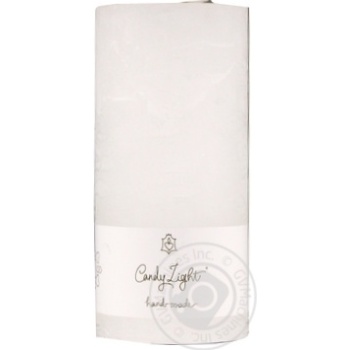 Candy Light White Cylinder Candle 7x15cm - buy, prices for NOVUS - photo 3