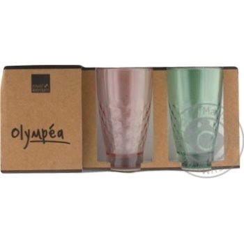 Набір склянок Olimpea Smooth 3шт 370мл - купити, ціни на - фото 1
