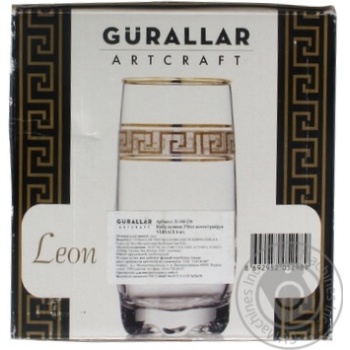 Gurallar Artcraft Leon Set of Glasses 6pcs 370мл - buy, prices for ULTRAMARKET - photo 2