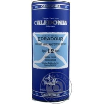 Виски  Edradour Caledonia 12лет 46% 0,7л - купить, цены на WINETIME - фото 1