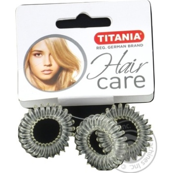 Titania Anti Ziep Translucent Plastic Hair Clip 3pcs 2.5mm - buy, prices for Tavria V - photo 2