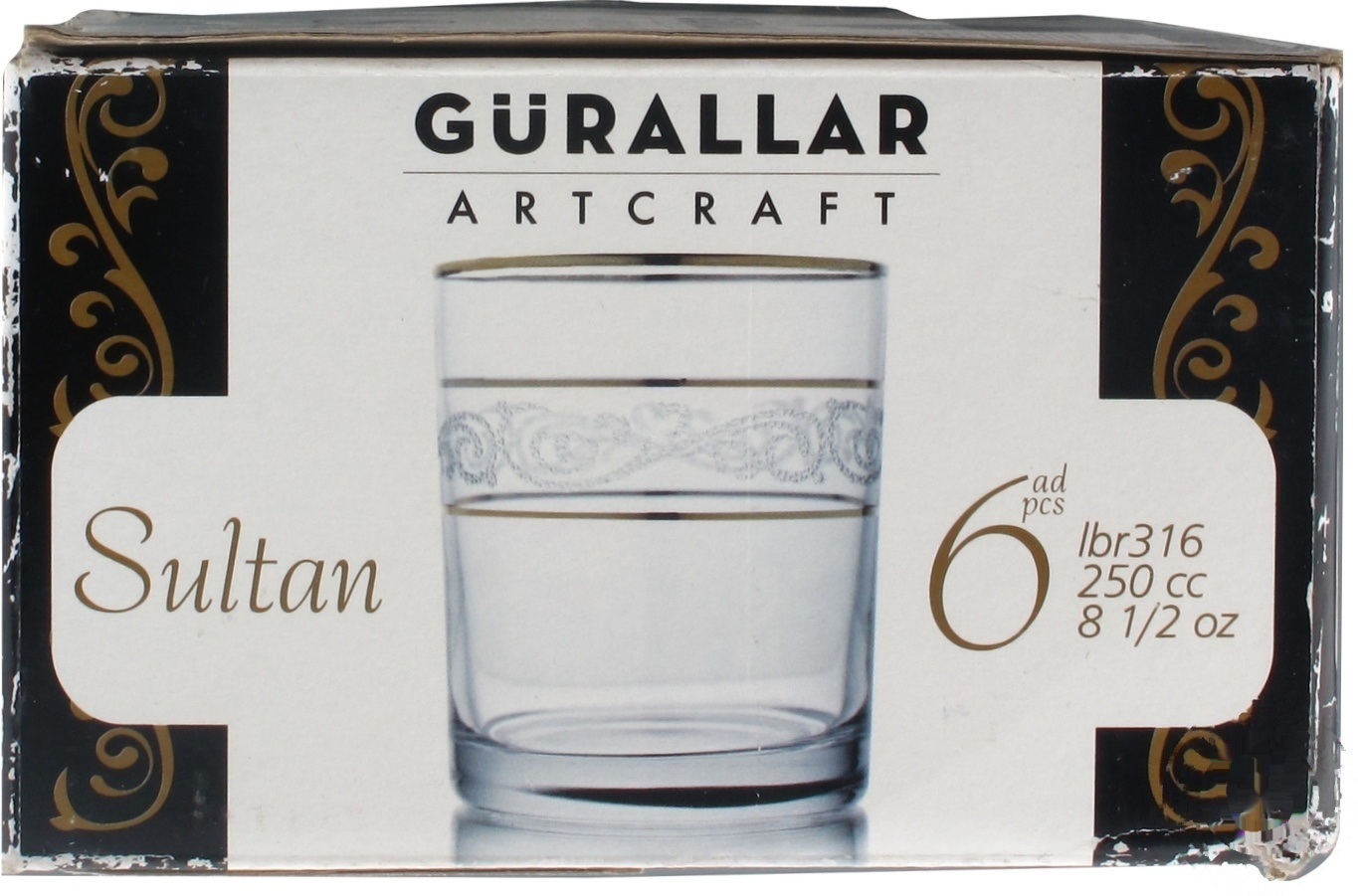

Стаканы Gurallar Art Craft для виски 250мл*6шт