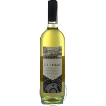 Вино Stellisimo Garganega Pinot Grigio біле сухе 11,5% 0,75л - купити, ціни на NOVUS - фото 1