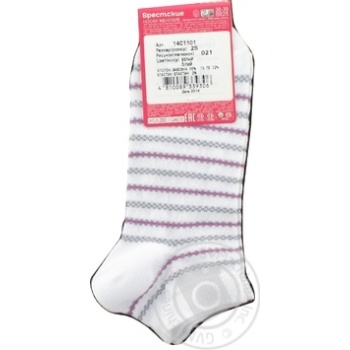 Brestskie Classic White Women's Socks 25s - buy, prices for - photo 2