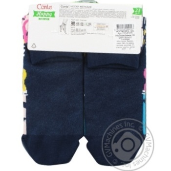 Sock Conte Happy dark blue cotton 23size Belarus - buy, prices for MegaMarket - photo 4