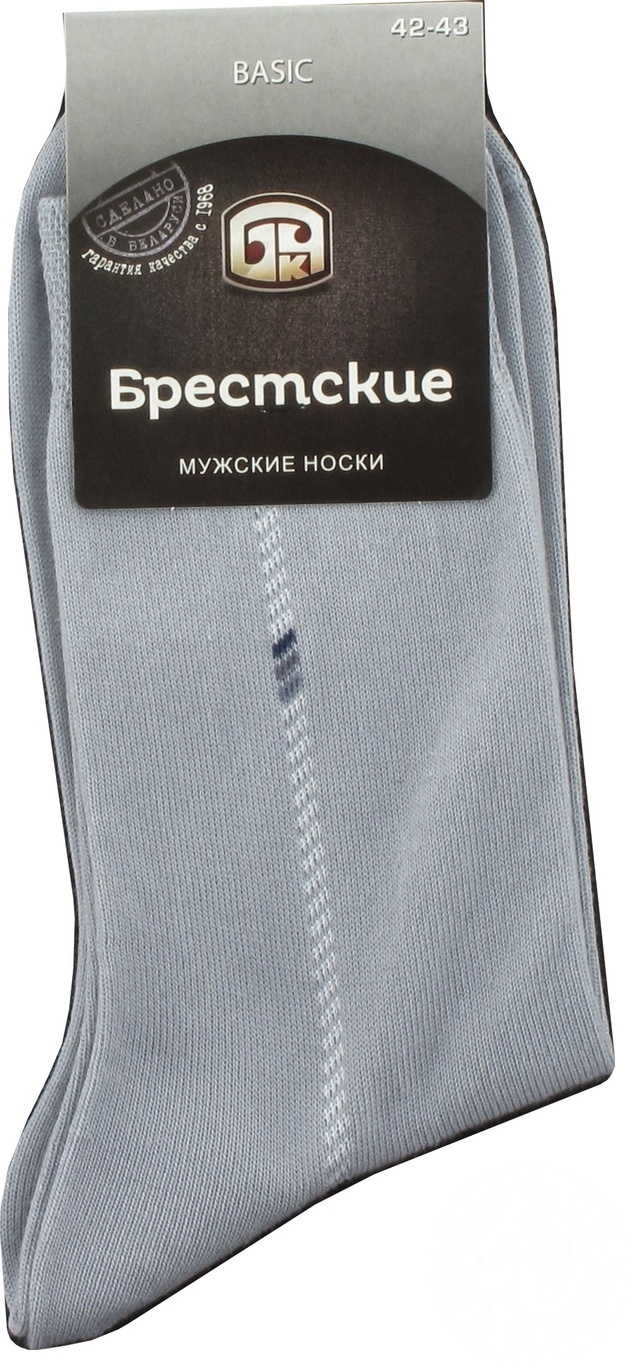 

Носки мужские Брестские Basic светло-серый размер 27