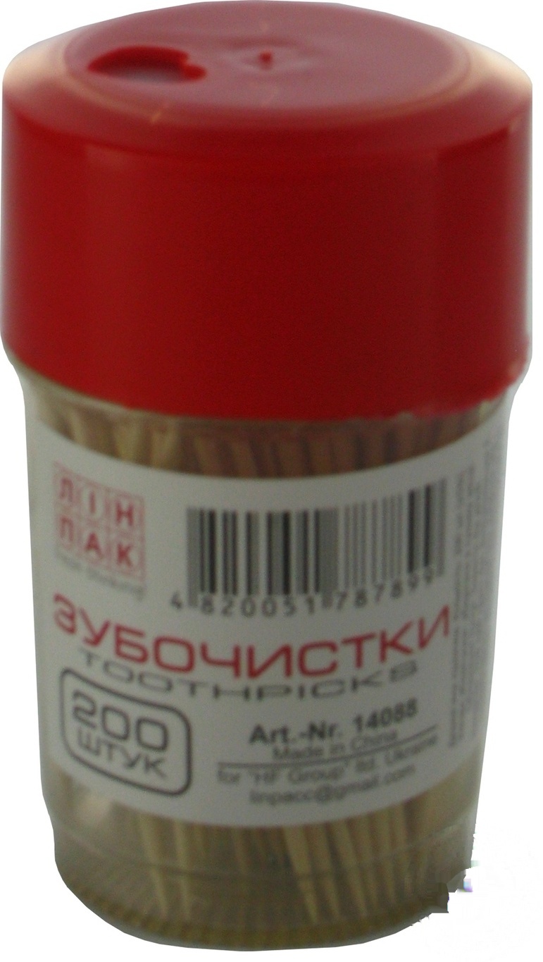 

Зубочистки Linpac 200шт. 68мм