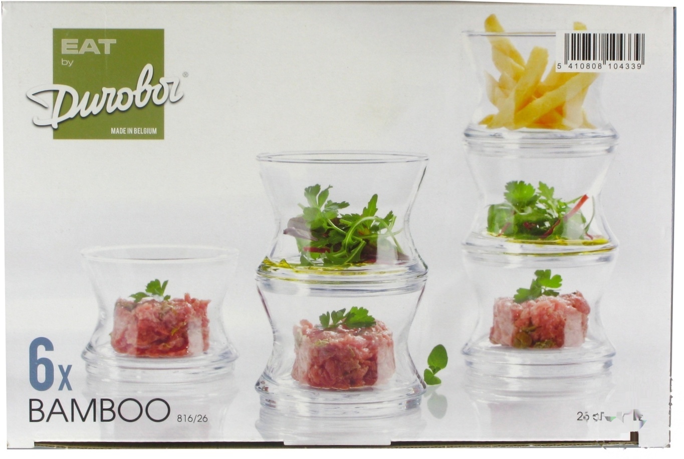 

Набор посуды для закусок Durobor Bamboo 260мл 6шт