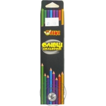 Tiki Color Pencils 6 colors - buy, prices for MegaMarket - photo 1