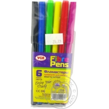 Фломастери VGR 6шт - купити, ціни на - фото 1