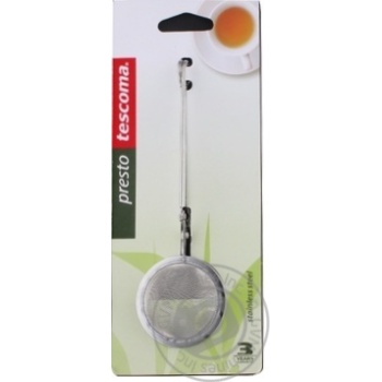 Ситечко для чаю Tescoma Presto з ручкою 420676 - купити, ціни на МегаМаркет - фото 1