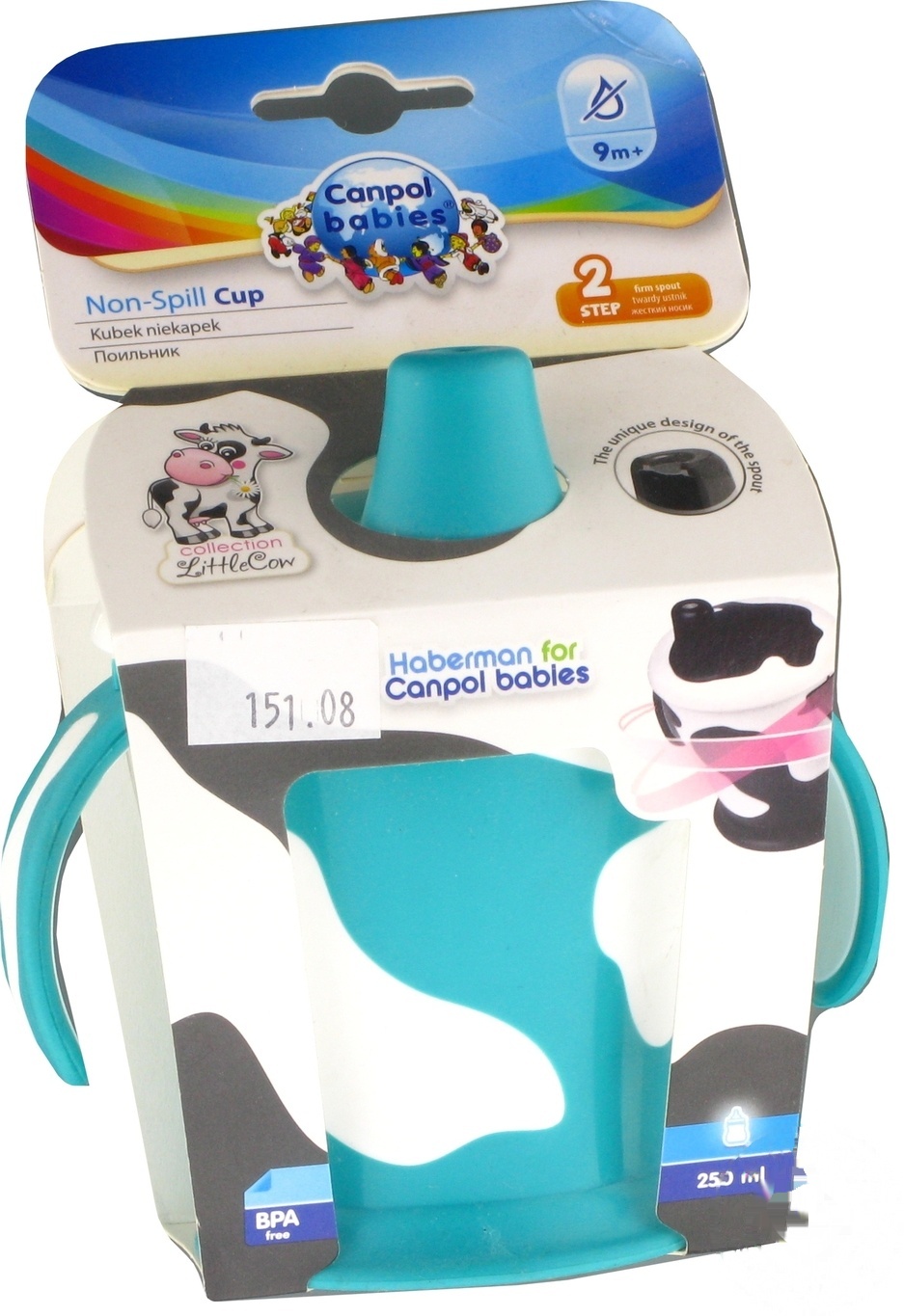 

Кружка-непроливайка Canpol Babies Little Cow 250мл