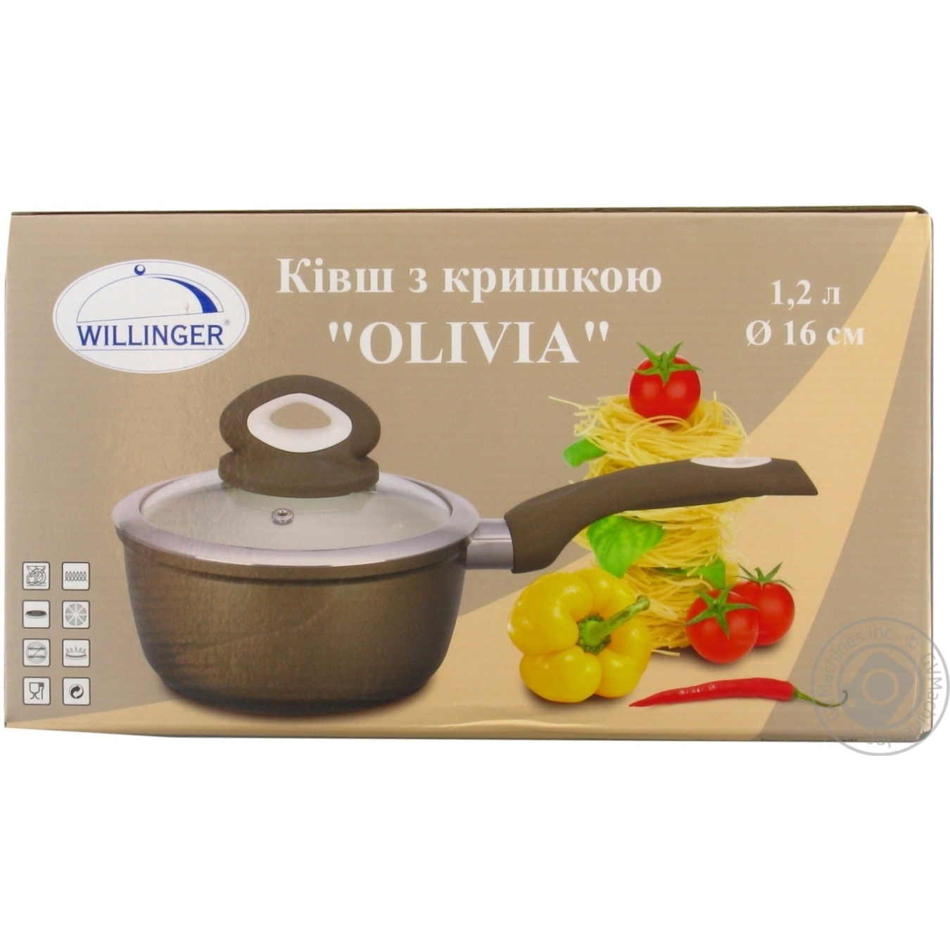 

Ківш Olivia 1,2 л 16 см 140247