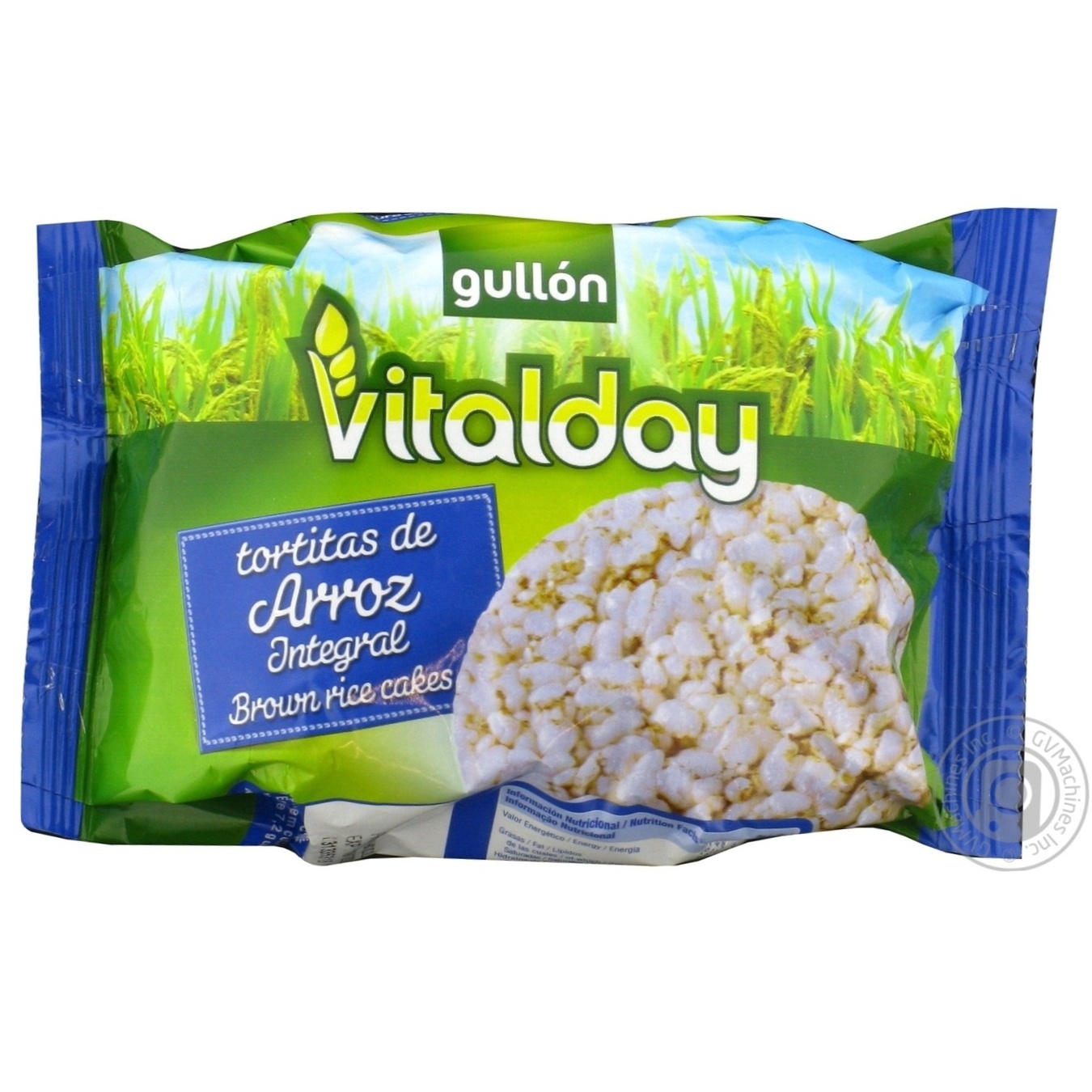 

Печенье Gullon Vitalday рисовое 28,8г
