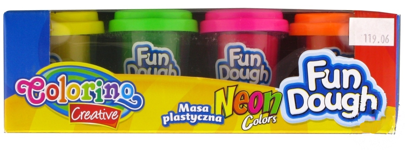 

Масса Colorino пластическая неоновая для творчества 4 цвета