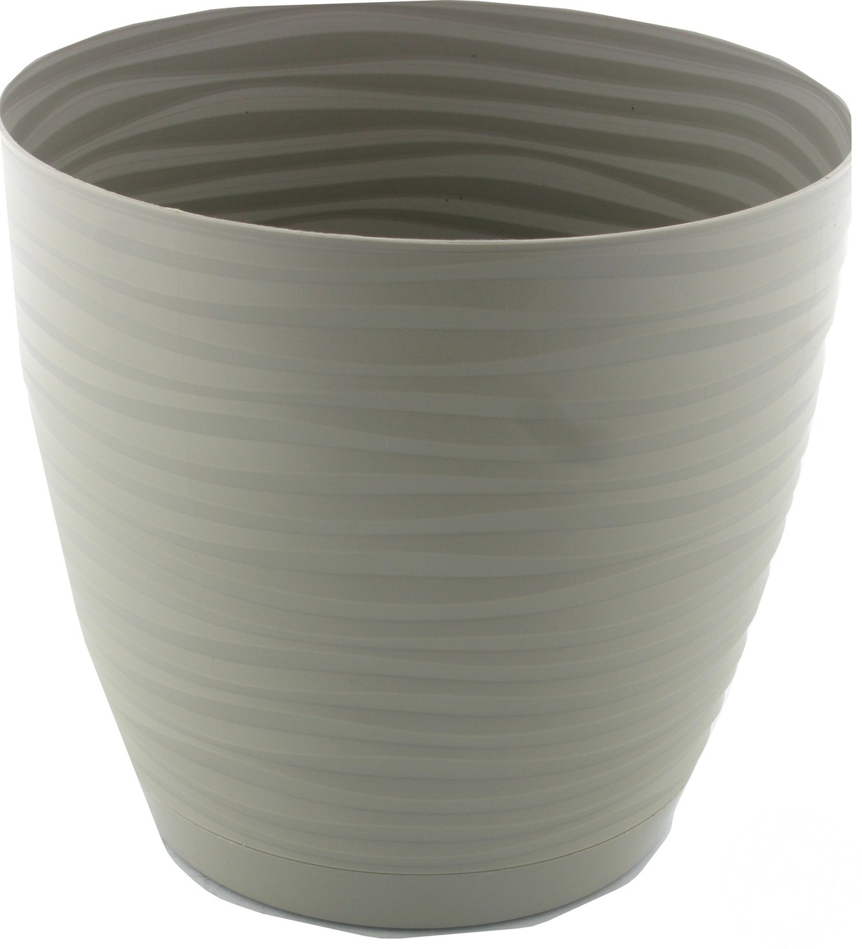 

Горщик для рослин з підставкою FORM-plastic 3040 Sahara d 19 світло-сірий И827