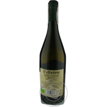 L’ affarone Bianco Bio Terre Siciliane IGT white dry wine 12% 0.75l - buy, prices for NOVUS - photo 2