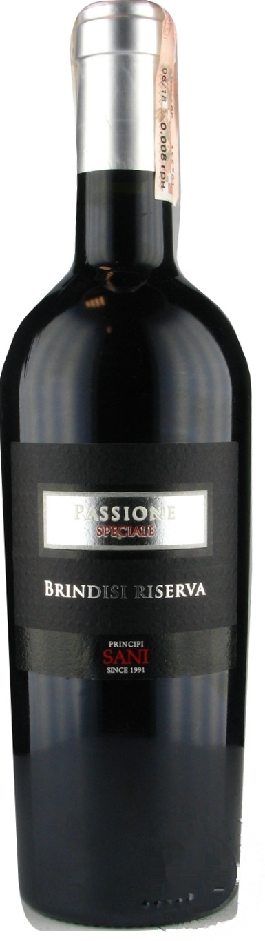 

Вино Carlos Sani Passione Speciale Brindisi Riserva DOC красное сухое 13,5% 0,75л
