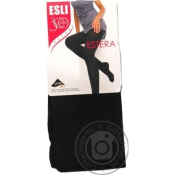 Esli Estera Nero 300den Cotton Tights for Women size 3 - buy, prices for MegaMarket - photo 2