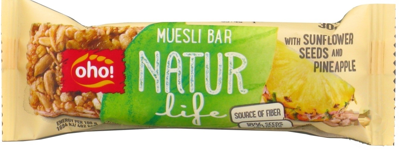

Батончик ОНО Natur Life с семечками и ананасом 30г