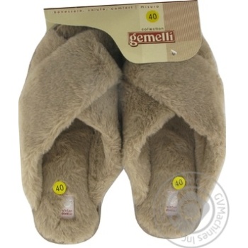 Gemelli Women's Home Slippers s36-40 in Assortment - buy, prices for NOVUS - photo 2