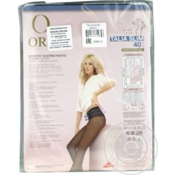 Ori Talia Slim 40den Women's Black Tights size 2 - buy, prices for Za Raz - photo 2