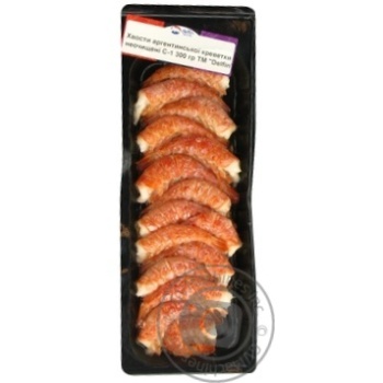 Delfin Uncleared Argentina Shrimps Tails С-1 300g - buy, prices for NOVUS - photo 1