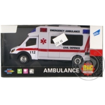 Big Motors Ambulance Car Toy - buy, prices for ULTRAMARKET - photo 1