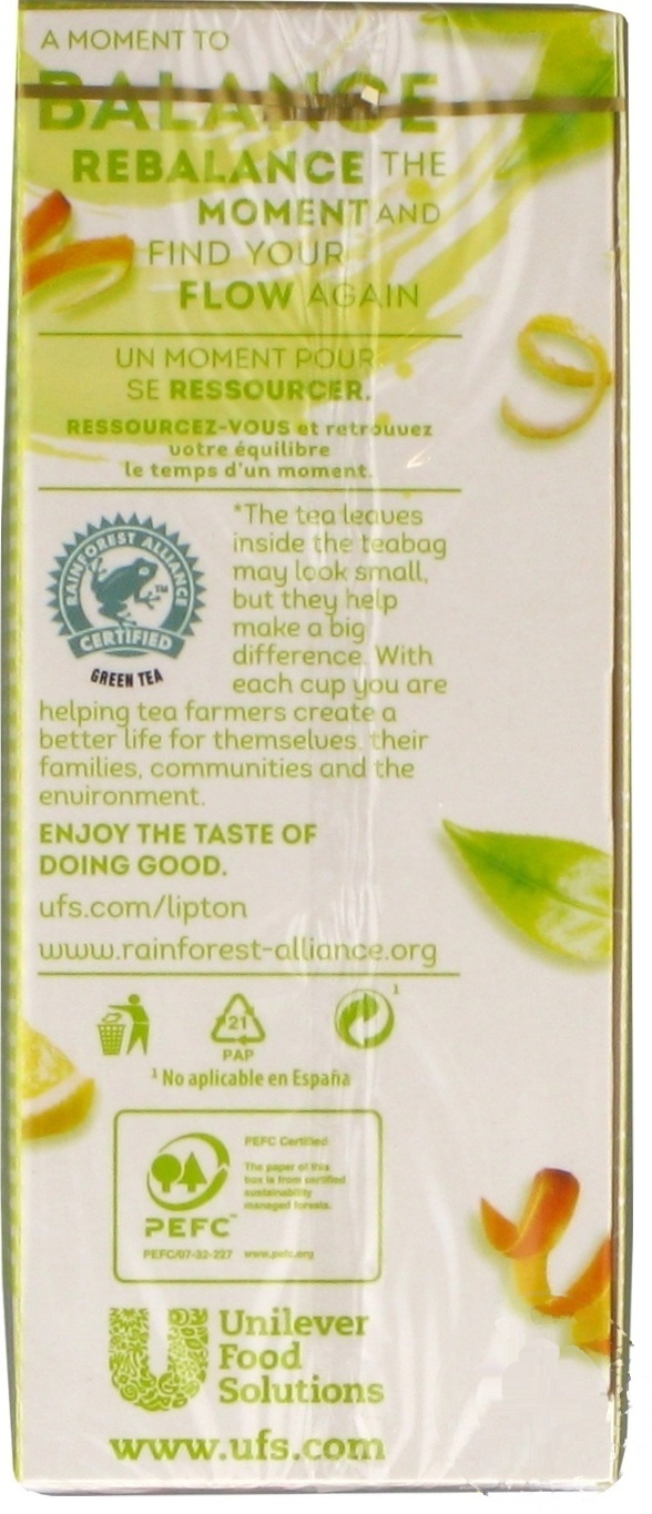 

Чай Lipton Balance Green Tea Citrus 25пак*1,3г