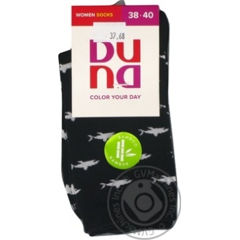 Duna 3123 2164 Black Women's Socks Size 23-25 - buy, prices for MegaMarket - photo 1