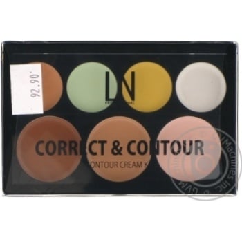 LN Professional Correct Kit 02 Cream Foundation Contour Cream Kit - buy, prices for - photo 2