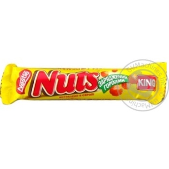 Батончик NUTS® King шоколадный 60г - купить, цены на - фото 6