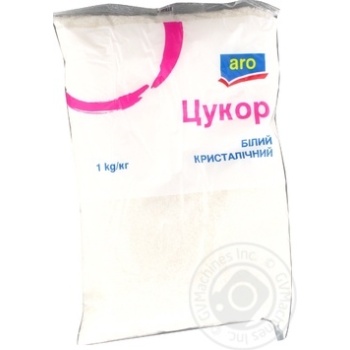 Сахар Aro белый кристаллический 1кг - купить, цены на Метро - фото 2