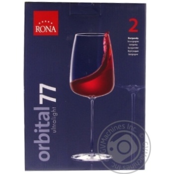 Rona Orbital Set of Wine Glasses 2pcs 770ml - buy, prices for MegaMarket - photo 2