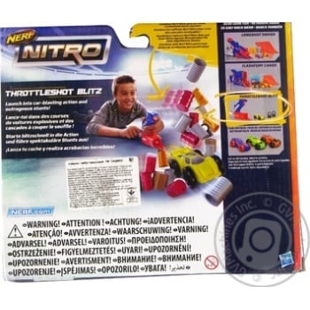 Машинка іграшкова Hasbro Nerf Nitro з пусковим пристроєм в наборі - купити, ціни на NOVUS - фото 4