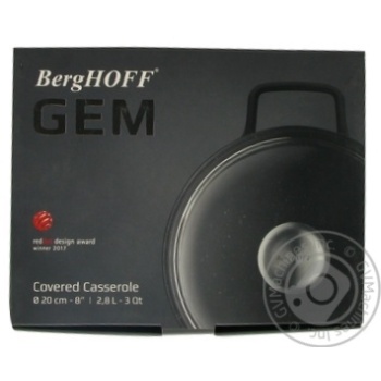 BergHOFF GEM Pan With Non-Stick Coating 20cm 2.8l - buy, prices for NOVUS - photo 2