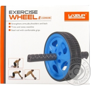 LiveUP Blue Exercise Wheel 18cm 1pc - buy, prices for NOVUS - photo 1