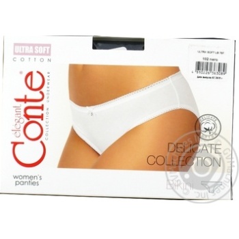 Conte Elegant Ultra Soft Nero Women's Panties 102s - buy, prices for NOVUS - photo 1