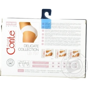 Conte Elegant Ultra Soft White Women's Panties 94s - buy, prices for NOVUS - photo 2