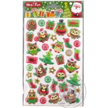 Decoration Christmas sticky note 25Х15cm