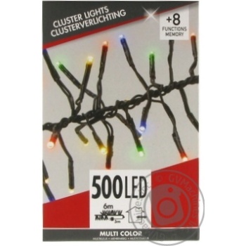 Koopman LED Multi Color Garland 500lights 6m - buy, prices for COSMOS - photo 2