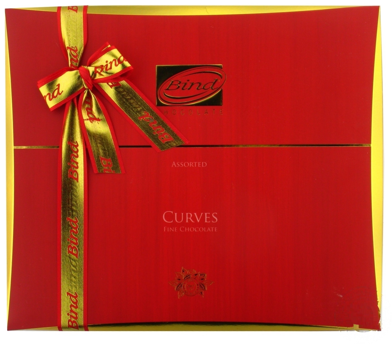 

Конфеты шоколадные Bind Chocolate Curves Ассорти в красной подарочной упаковке 320г