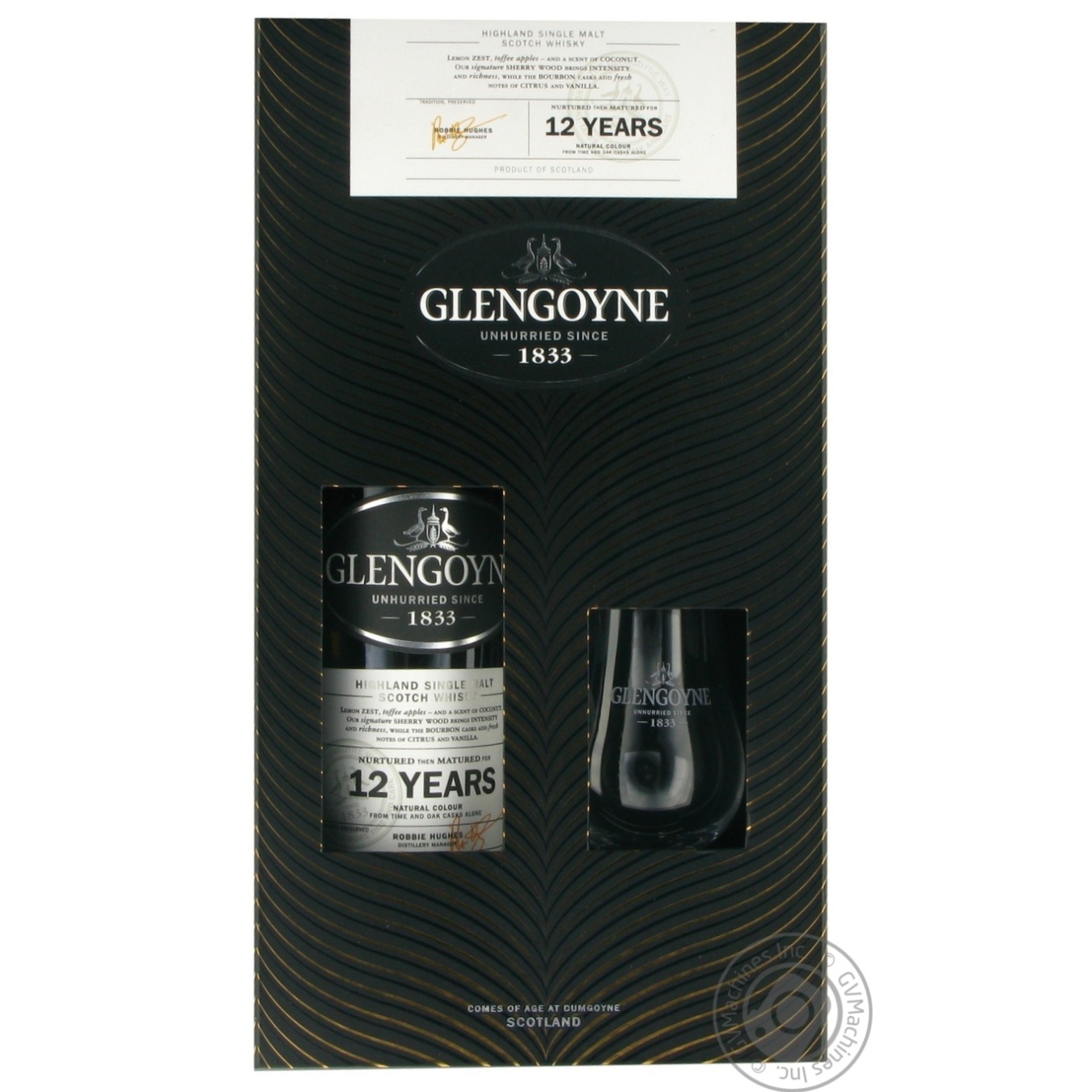 

Виски Glengoyne 12 лет 40% 0,7л + бокал