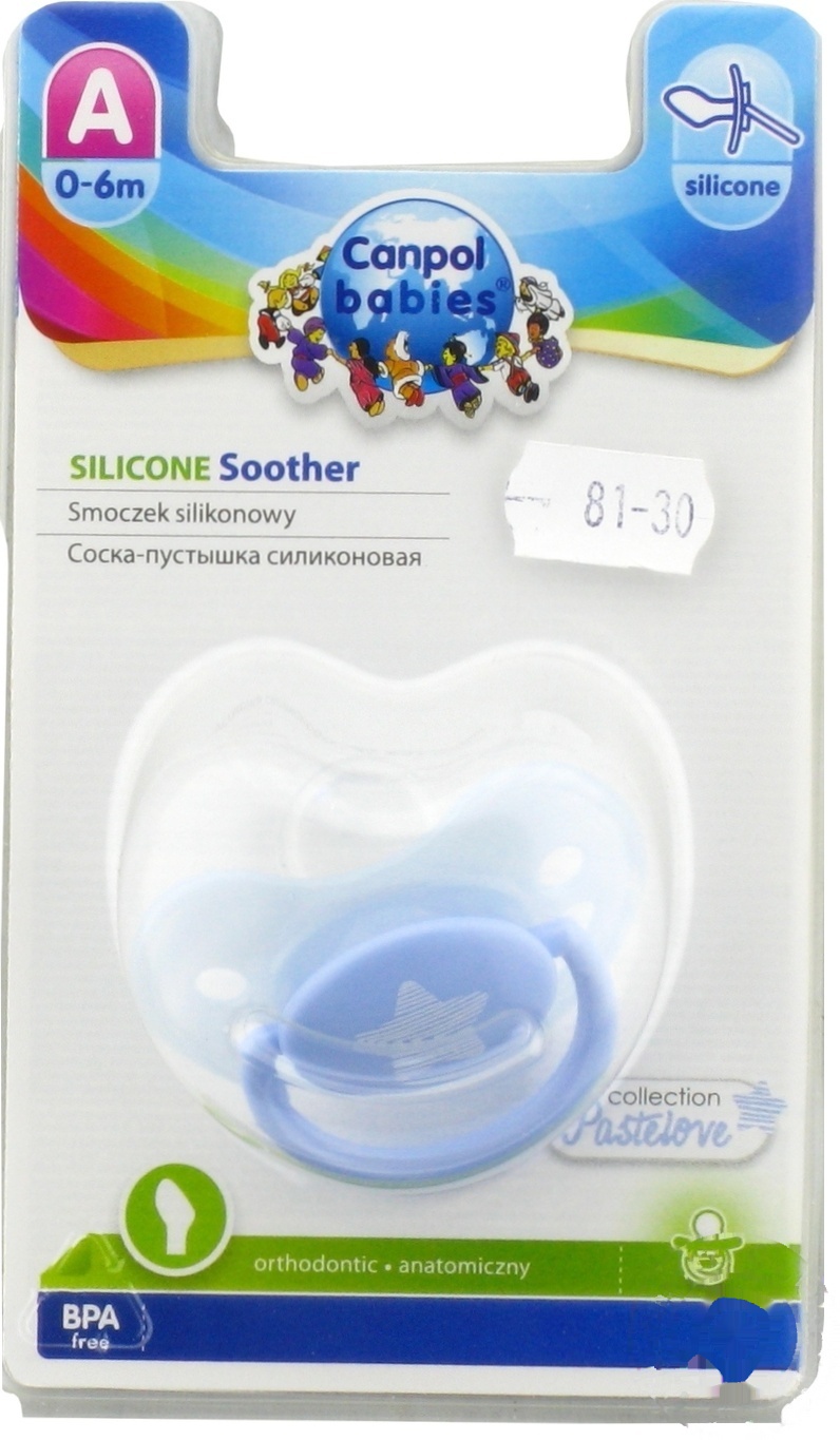 

Пустышка Canpol Babies Pastelove анатомическая 0-6мес