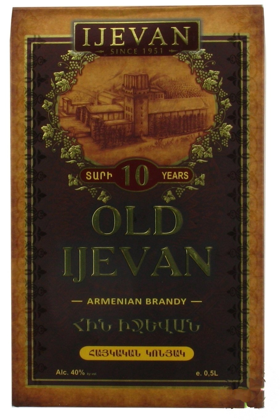 

Коньяк Ijevan Old 10* 40% 0,5л