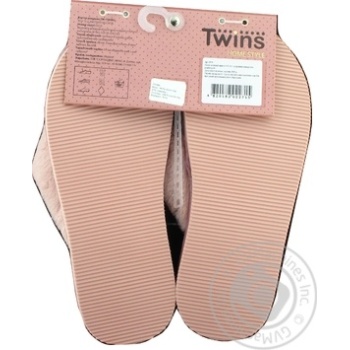 Twins Pink Women's House Slippers With Fur Collar 40s - buy, prices for Tavria V - photo 2