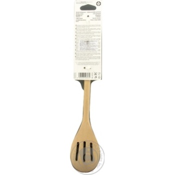 Tescoma Presto Wood Spoon with Holes - buy, prices for MegaMarket - photo 2