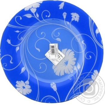 Pasabahce Serenade Blue Lunch Plate 260mm - buy, prices for MegaMarket - photo 2