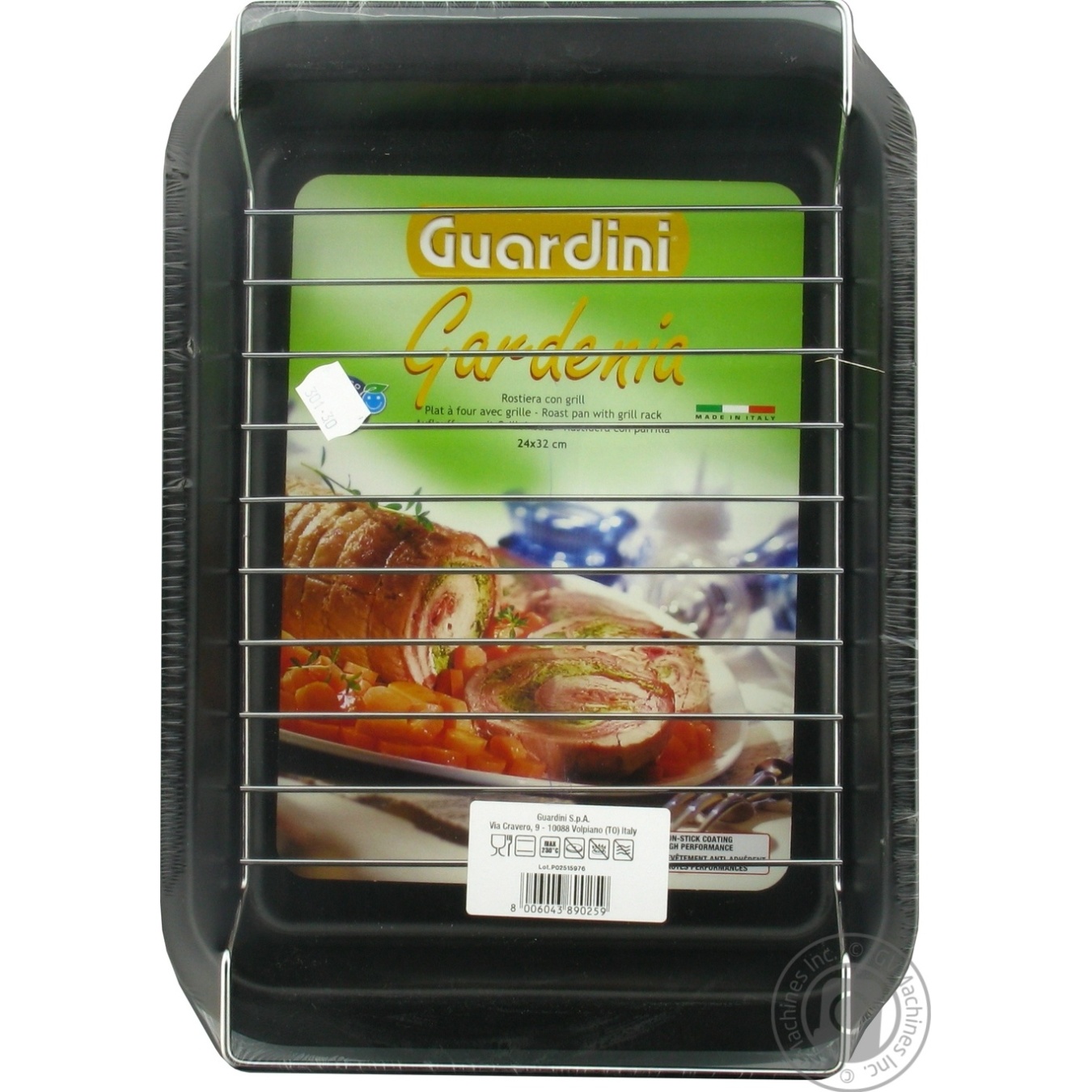 

Форма Guardini Gardenia 24*32см з решіткою гриль